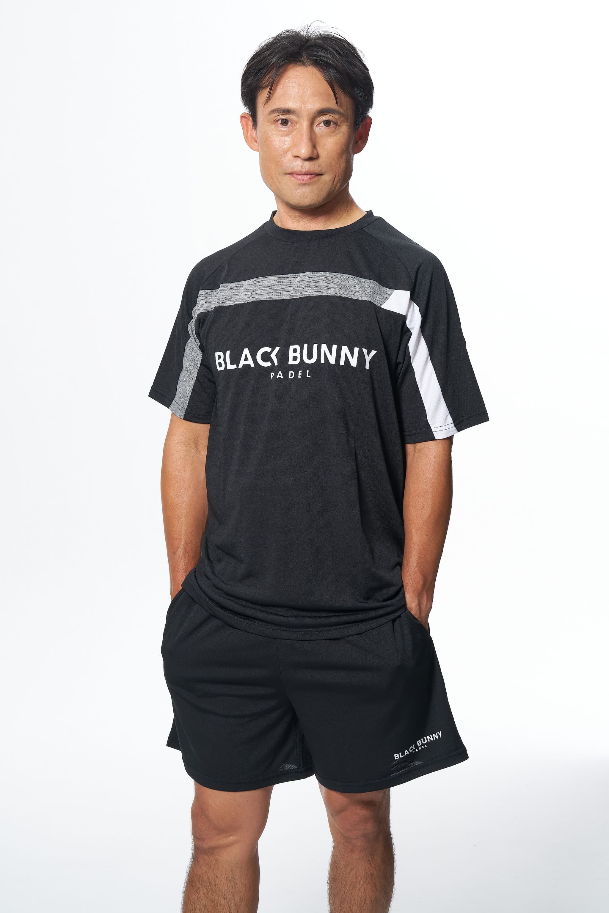 メンズセット（プラクティスシャツ∔パンツ）　BLACK