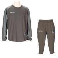 ハーフジップピステジャケット上下セットC.GRAY