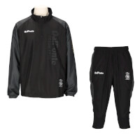 ハーフジップピステジャケット上下セットBLACK