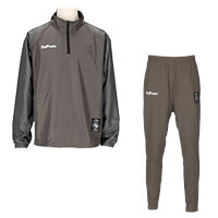 ハーフジップピステジャケットジャージパンツ上下セットC.GRAY