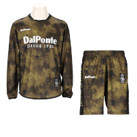 【ジュニア】昇華長袖プラクティスシャツ上下セットBLACKxGOLD