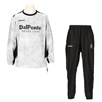 昇華ピステ上下セットWHITExGRAY