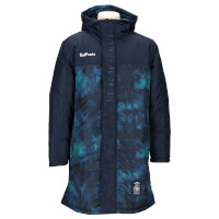 昇華中綿セミロングコートNAVY