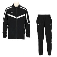 WPトレーニングジャージトップス・パンツセットBLACK