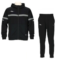 ドライスウエットパーカー+ドライスウェットパンツ上下セットBLACK+BLACK