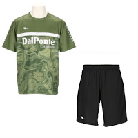 昇華プラシャツ・パンツセットOLIVE+BLACK