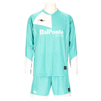 【ジュニア】昇華ロングスリーブプラシャツ+昇華プラクティスパンツ上下セットE.GREEN+E.GREEN