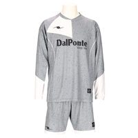 【ジュニア】昇華ロングスリーブプラシャツ+昇華プラクティスパンツ上下セットGRAY+GRAY