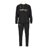 裏起毛ウォームプラシャツ+裏起毛ウォームパンツ上下セットBLACK+BLACK