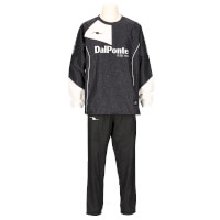 【ジュニア】昇華ピステスーツ（上下セット）BLACK