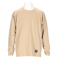 ヘビーウェイトロングスリーブプラTシャツBEIGE