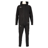 裏起毛ウォームジップフーディ+ウォームパンツ上下セットBLACK+BLACK
