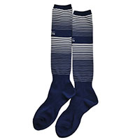ボーダージャガードソックスNAVY
