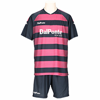 昇華ボーダープラクティスシャツNAVY