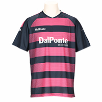 昇華ボーダープラクティスシャツNAVY