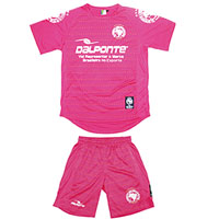 ドットプラクティスシャツ&パンツ上下セットPNK+PNK