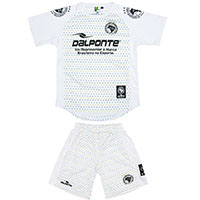 ドットプラクティスシャツ&パンツ上下セットWHT+WHT