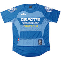 ボーダープラクティスシャツBLU