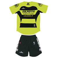 ボーダープラクティスシャツ&パンツ上下セットF.YEL+BLK