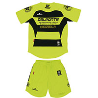 ボーダープラクティスシャツ&パンツ上下セットF.YEL+F.YEL