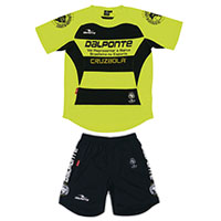 ボーダープラクティスシャツ&パンツ上下セットF.YEL+NVY