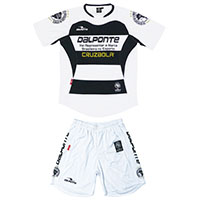 ボーダープラクティスシャツ&パンツ上下セットWHT×NVY+WHT