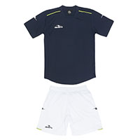 ダブルパイピングゲームシャツ&パンツ上下セットNVY+WHT