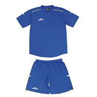 ダブルパイピングゲームシャツ&パンツ上下セットR.BLUE+R.BLUE