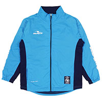 裏付きナイロンウインドブレーカージャケットBLU