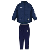裏付きナイロンウインドブレーカージャケット&スリムストレッチパンツ上下セット　ジュニアNVY+NVY