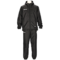 ウインドブレーカートップ+ウインドブレーカーパンツ上下セットBLACK+BLACK