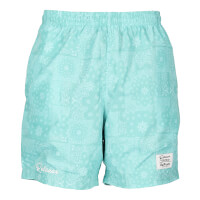 バンダナ柄昇華ピステハーフパンツ（メッシュあり）E.GREEN