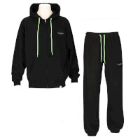 RXスウェットZIPパーカー+スウェットパンツ上下セットBLACK+BLACK