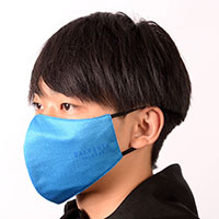 霜降り柄不織布入りマスクBLU