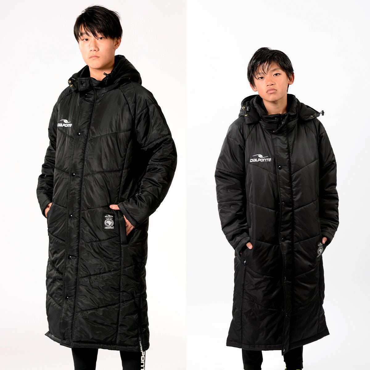 DALPONTE ダウポンチ　中綿仕様のベンチコート160 ベンチコートBLK | DALPONTE ONLINE STORE
