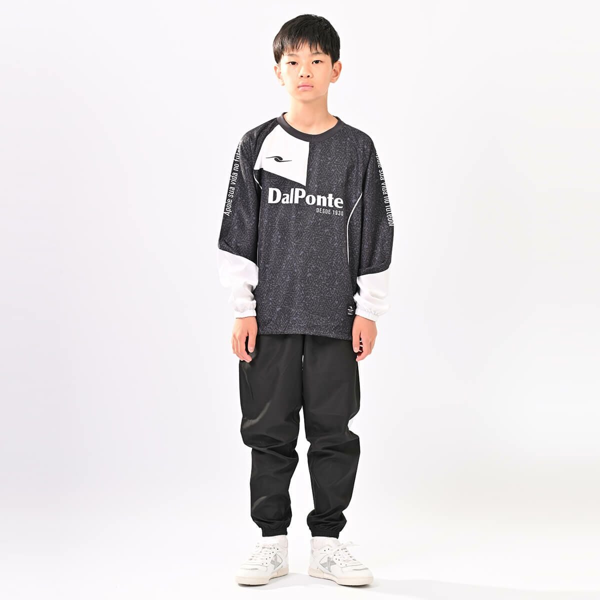 ジュニア】昇華ピステスーツ（上下セット）BLACK | DALPONTE ONLINE STORE