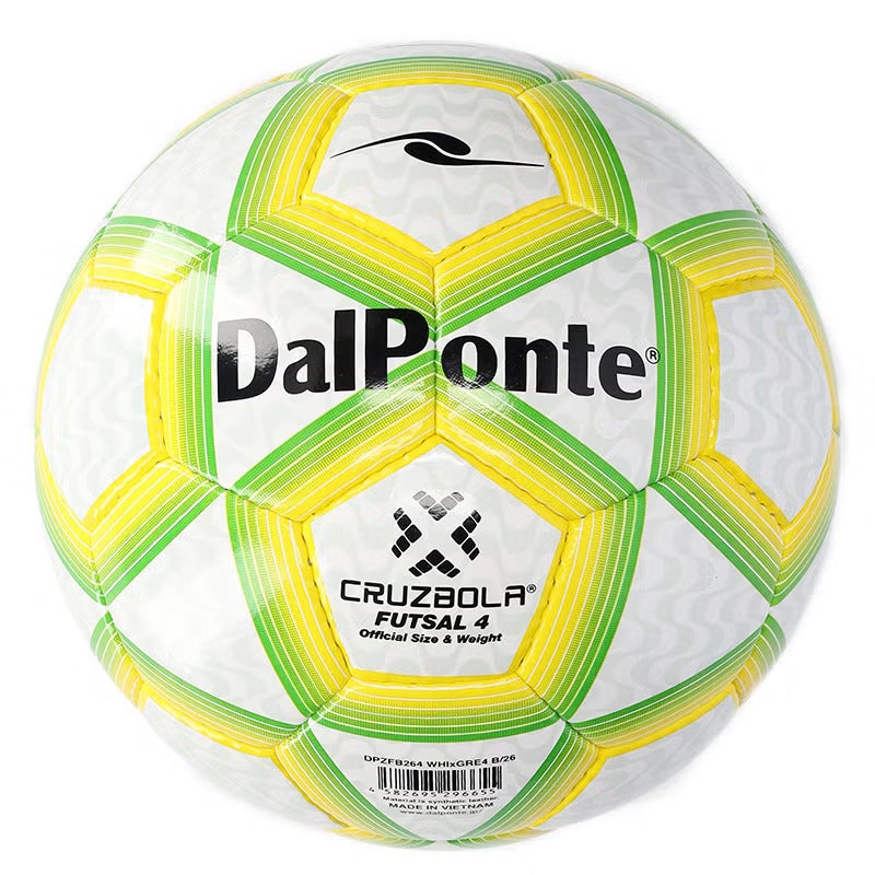 CRUZBOLA Futsal4WHITExGREENYELLOW | DALPONTE ONLINE STORE